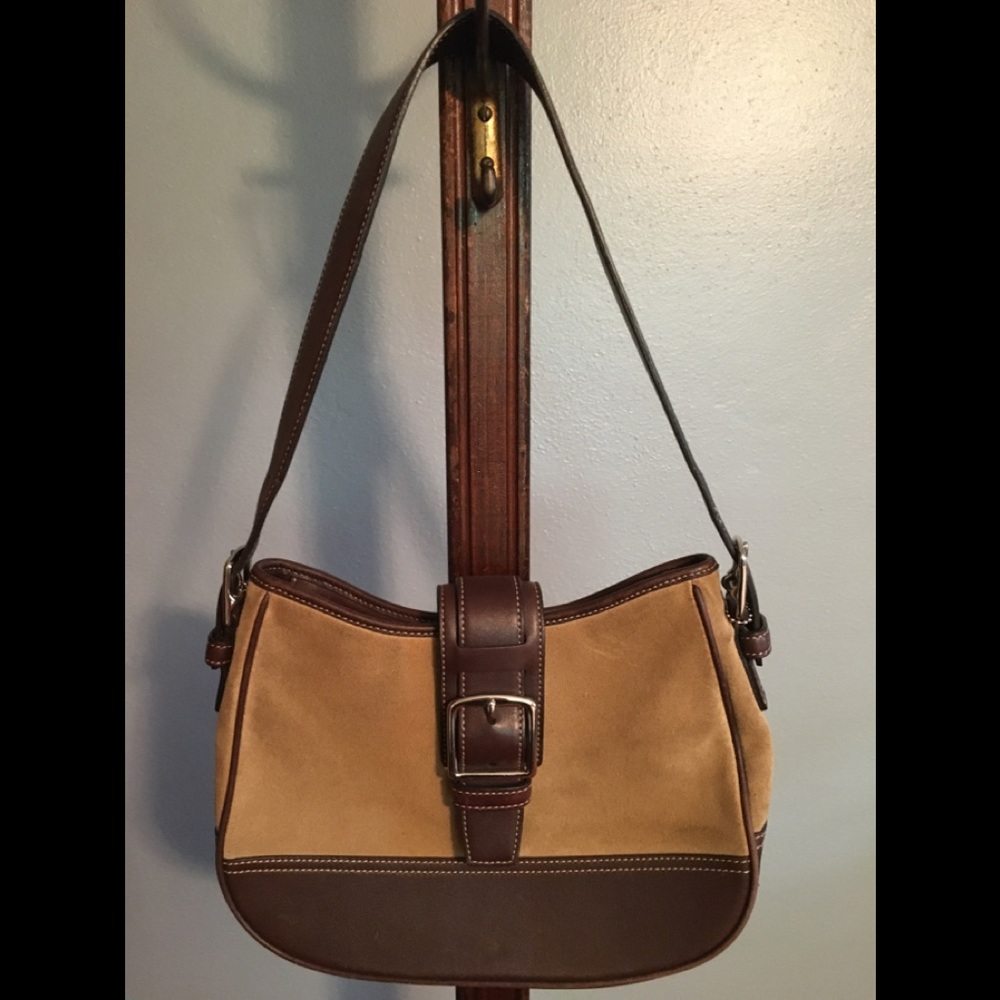 Coach Suede and Leather Hobo Purse